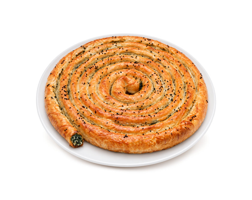 Börek vom Blech mit Spinat